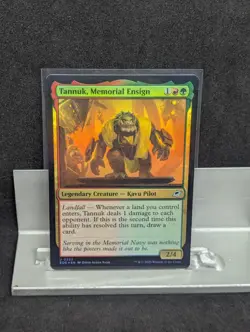 Tannuk, Memorial Ensign FOIL NM X1 Edge of Eternities MTG - Image 1