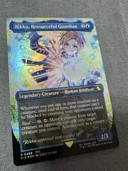 Rikku, Resourceful Guardian Borderless Chocobo Track FOIL MTG Final Fantasy - Image 1