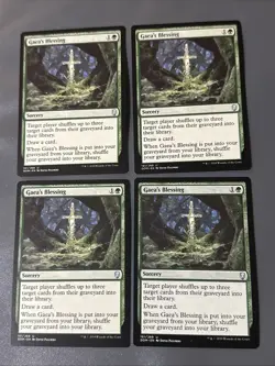 Gaea’s Blessing X4 Dominaria NM Condition See Pics Front/back - Image 1