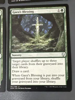 Gaea’s Blessing X4 Dominaria NM Condition See Pics Front/back - Image 2