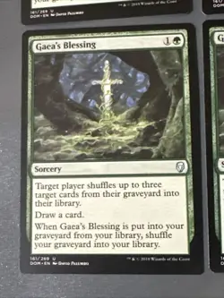 Gaea’s Blessing X4 Dominaria NM Condition See Pics Front/back - Image 3