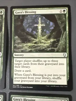 Gaea’s Blessing X4 Dominaria NM Condition See Pics Front/back - Image 4