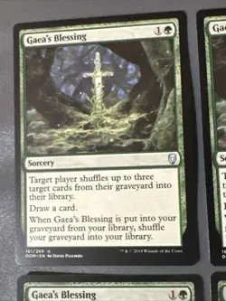 Gaea’s Blessing X4 Dominaria NM Condition See Pics Front/back - Image 5