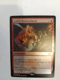 Goblin Bombardment (Foil Etched) Modern Horizons 2 Foil - Image 1