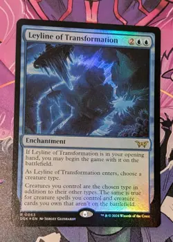 MTG *FOIL* Duskmourn Rare LEYLINE OF TRANSFORMATION NM - Image 1