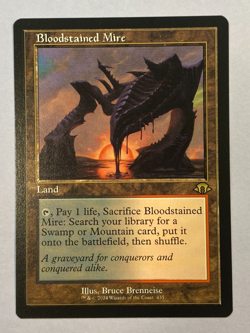 MTG - Bloodstained Mire - Retro Frame - NM - Modern Horizons 3 - Image 1