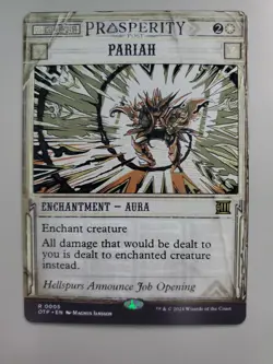MTG Pariah Outlaws of Thunder Junction: Breaking News 0005 Showcase Rare - Image 1