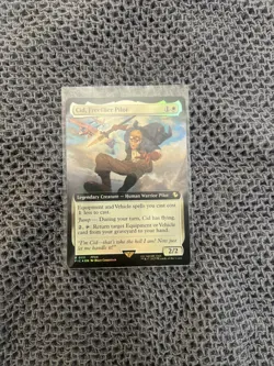 Cid Freeflier Pilot (Extended Art) (Foil) - MTG Final Fantasy - Image 1