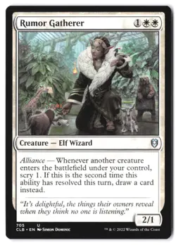Rumor Gatherer 705 CLB MTG NM - Image 1