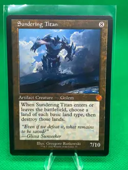 MTG - SUNDERING TITAN - The Brothers' War Retro Artifacts (M) - Image 1