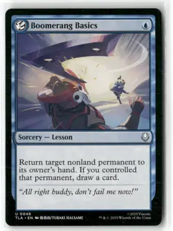 Boomerang Basics Avatar The Last Airbender MTG Magic NM - Image 1