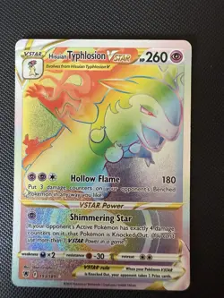 Pokemon TCG Rainbow Hisuain Typhlosion VSTAR - Astral Radiance - 193/189 - Image 1
