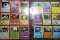 HUGE Pokemon Binder Collection Cards Damaged/MP Lot Old WOTC Vintage Modern Mix - Image 1