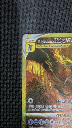 ORIGIN FORME DIALGA VSTAR GG68/GG70 POKEMON CROWN ZENITH HOLO RARE GOLD - Image 2