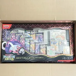 Pokemon TCG SV PALDEAN FATES Great Tusk Iron Treads Ex Premium Collection ? NEW - Image 1