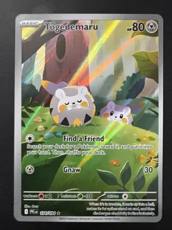 2025 Pokemon Phantasmal Flames PFL EN Togedemaru Illustration Rare #104/094 - Image 1