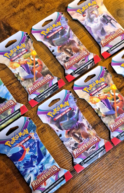 Pokemon Paldea Evolved Sleeved Booster Pack LOT of 8 Sealed Packs 171811_3 - Image 2