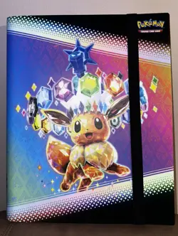 Pokemon Prismatic Evolutions Eevee Binder Collection ***BINDER ONLY*** NEW 2025 - Image 1