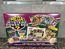 Pokemon MJ Holding Mega Mystery Power Box Sealed - Image 1