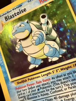 Blastoise HOLO Rare 2/102 Pokemon TCG Base Set Unlimited MP/VG Auction - Image 4