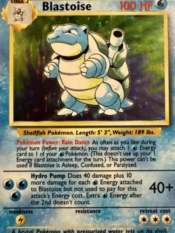 Blastoise HOLO Rare 2/102 Pokemon TCG Base Set Unlimited MP/VG Auction - Image 5