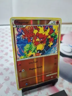 Magmar 52/95 Pokemon - HGSS Unleashed LP Reverse HOLO - Image 2