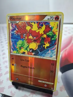 Magmar 52/95 Pokemon - HGSS Unleashed LP Reverse HOLO - Image 3