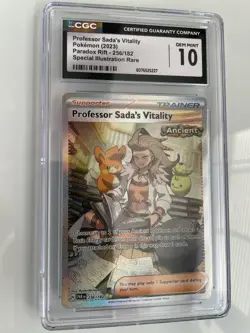 Pokemon Professor Sada's Vitality 256/182 Paradox Rift CGC Gem Mint 10 ENGLISH - Image 1