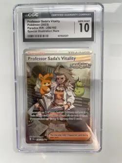 Pokemon Professor Sada's Vitality 256/182 Paradox Rift CGC Gem Mint 10 ENGLISH - Image 2
