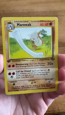 Pokemon TCG - 1st Edition Marowak 39/64 - Jungle Regular MP - WOTC Vintage 1999 - Image 2