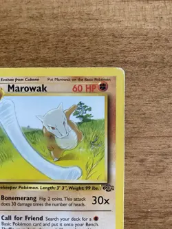 Pokemon TCG - 1st Edition Marowak 39/64 - Jungle Regular MP - WOTC Vintage 1999 - Image 5