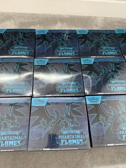 Pokemon TCG Mega Evolution Phantasmal Flames ETB Elite Trainer Box Sealed x12 - Image 2