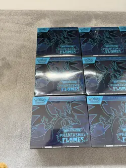 Pokemon TCG Mega Evolution Phantasmal Flames ETB Elite Trainer Box Sealed x12 - Image 3