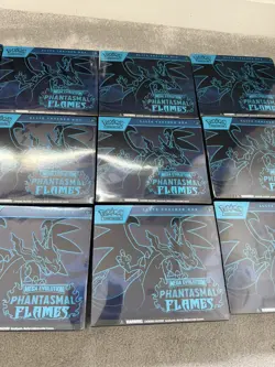 Pokemon TCG Mega Evolution Phantasmal Flames ETB Elite Trainer Box Sealed x12 - Image 5
