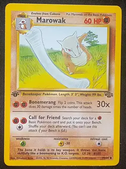 Pokemon TCG Marowak #39 1st Edition Jungle - Lightly Played - Image 1