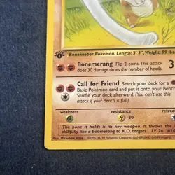 Pokemon TCG Marowak 39/64 Jungle 1st Edition LP - Image 3