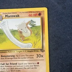 Pokemon TCG Marowak 39/64 Jungle 1st Edition LP - Image 5