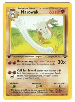 Pokemon Marowak 39/64 1st Edition Jungle - Image 1