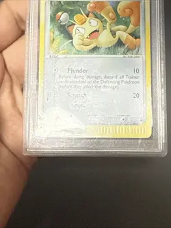 Pokemon Card Meowth 013 Nintendo Black Star Promo Holo Rare PSA 8 NM MT - Image 3