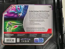 Pokemon Trading Card Game Paradox Clash Iron Leaves ex tin Sealed - Image 2