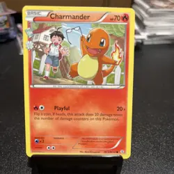Pokemon TCG XY Generations Radiant Collection Charmander Card RC3/RC32 2016 - Image 1