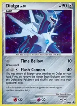 Pokemon TCG Dialga LV.68 DP26 Black Star Promo Holo Card NM Condition - Image 1