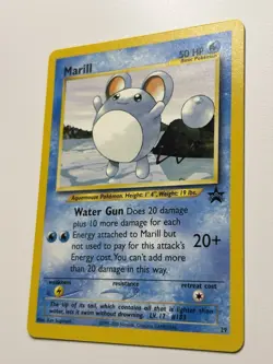 2000 POKEMON Card Black Star Promo Rare Marill 29/53 Wotc Vintage Card NM - Image 3