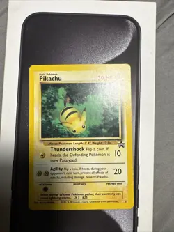 Pokemon TCG Black Star Promo Pikachu #27 the Power of One 2000 Card NM Condition - Image 1