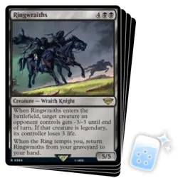 RINGWRAITHS (JUMPSTART) X4 The Lord Of The Rings Magic MTG MINT CARD - Image 1