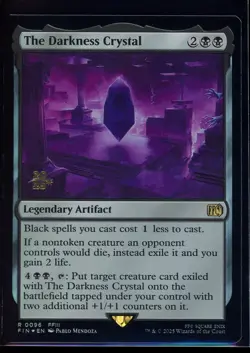 The Darkness Crystal 0096 PRERELEASE STAMPED FOIL 2025 MTG: Final Fantasy - NM+ - Image 1