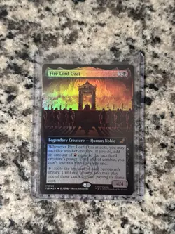 Fire Lord Ozai Extended FOIL MTG Avatar: TLA NM M 186 - Image 1