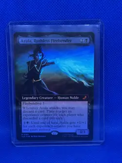 MTG Avatar Azula, Ruthless Firebender Borderless FOIL NM/MINT - Image 1