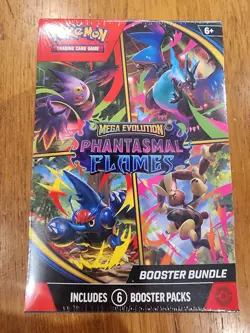 Pokemon TCG Mega Evolution Phantasmal Flames Booster Bundle - Image 1
