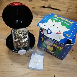Pokemon Togepei 23k Gold Plated Trading Card 1999 with Original Box W255 - Image 1